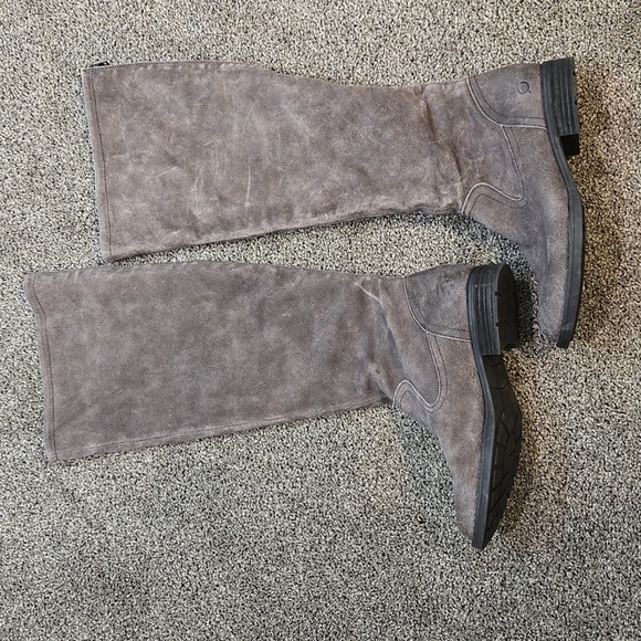 Born Women Basalto Distressed Tall Riding Boots Zip Back Leather shoes sz 9.5M - Picture 4 of 12